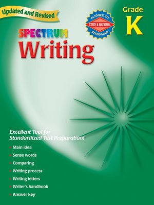 cover image of Writing, Grade K